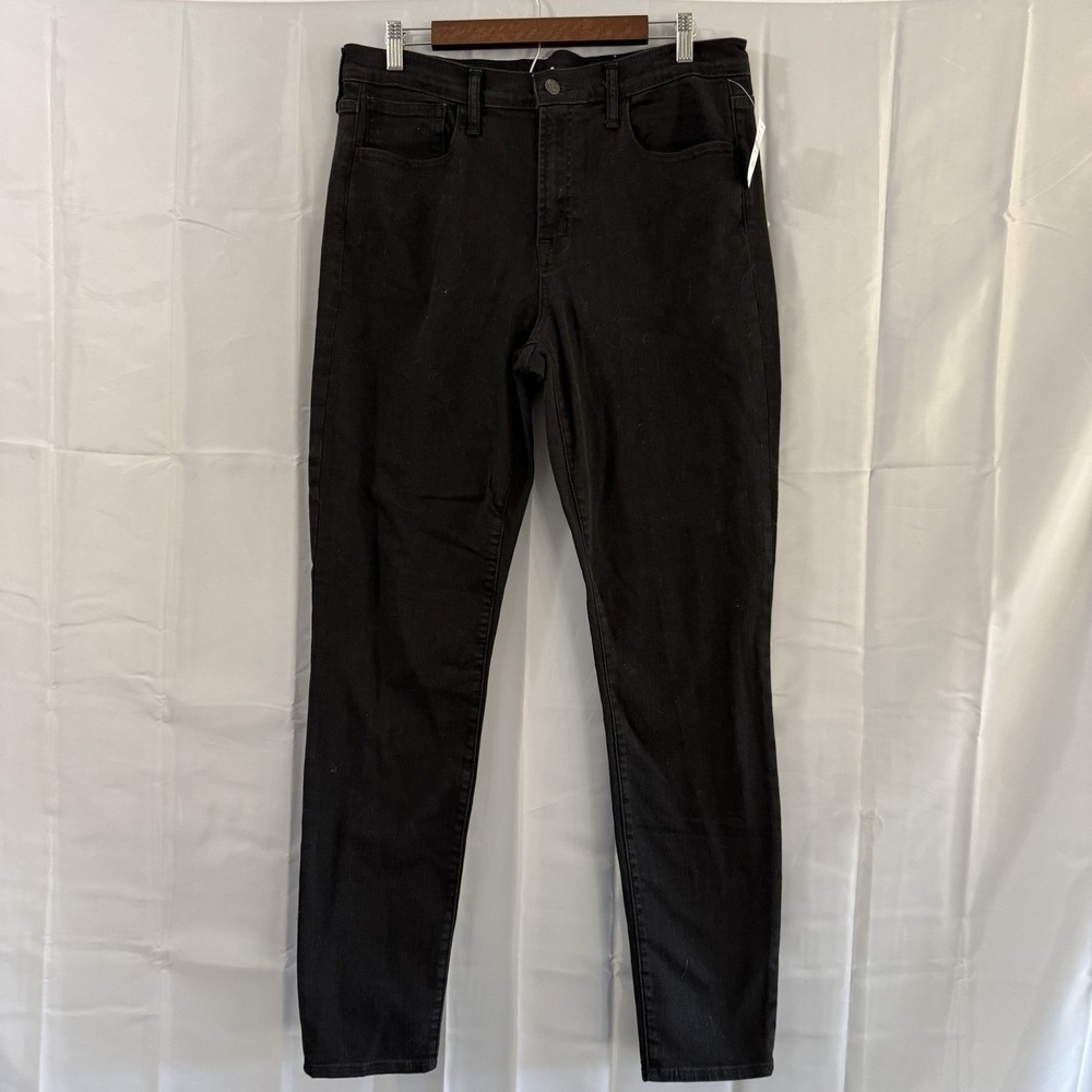 Gap Jeans Womens 32/14t Fits 34x32 Black True Skinny Jeans‎ Mid Rise New Tags